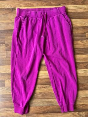 Athleta Fuchsia Pink Jogger Sweatpants – Size Large